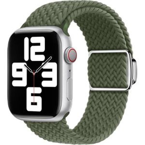 Voor Apple Watch Ultra 49 mm nylon lus magnetische gesp horlogeband