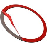 4 in 1 Car Carbon Fiber Solid Color Horn Ring Decorative Sticker for BMW 2008-2013 E70 / 2008-2014 E71  Left and Right Drive Universal