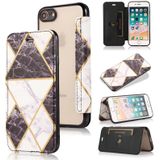 Bronzing Plating PU + TPU Horizontale Flip Lederen Case met Houder & Card Slot voor iPhone SE 2020 & 8 & 7