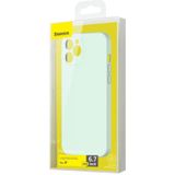 Baseus Liquid Silicone Shockproof Protective Case For iPhone 12 Pro(Mint Green)