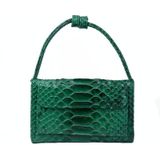 Dames Snake Texture Print Clutch Bag Lange Crossbody tas met ketting (3 # zilvergrijs)