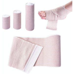 Repetitive Self-Adhesive Compression Exercise Protective Vein Bandage And Fixed High-Elastic Bandage  Specification: After Stretching 4.5M(15cm)