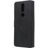 For Nokia 2.4 Classic Calf Texture PU + TPU Horizontal Flip Leather Case  with Holder & Card Slots & Wallet(Black)