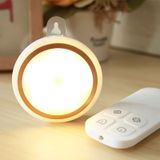 CL037 Warm White Light Infra-red Remote Control LED Night Light  USB Charging Bedroom Wall Light  Remote Control Dstance: 3-5m