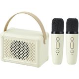 Draagbare Bluetooth-luidspreker Mini-karaoke-audio voor thuis  stijl: dubbele microfoon + luidspreker