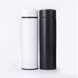 Smart Temperature Display 304 Stainless Steel Vacuum Flask Creative Business Cup For Male And Female Students  Style:High-quality(White)