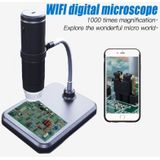 F210 HD 1080P WIFI 1000X Magnification Digital Microscope with 8 LED Light