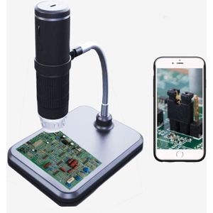 F210 HD 1080P WIFI 1000X Magnification Digital Microscope with 8 LED Light