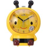 3 PCS Creative Home Day Cartoon Flower Bee Talking Student Alarm Clock(Yellow)