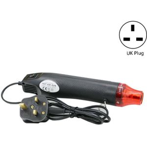 230V zachte keramische hete lucht apparaat rubber stempel warmte krimpbare film diy apparaat  uk plug (zwart)