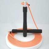 AMYUP Adjustable Bearing Anti-winding PVC Steel Wire Skipping Rope  Cable Length: 3m(Orange)