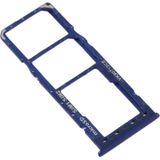 SIM Card Tray + SIM Card Tray + Micro SD Card Tray for Galaxy A10(Blue)
