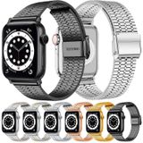 Stalen horlogeband voor Apple Watch Series 7 45 mm / 6 & SE & 5 & 4 44 mm / 3 & 2 & 1 42 mm