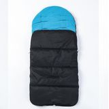 Winter and Autumn Baby Stroller Sleeping Bag Waterproof Stroller Foot Cover(Blue)