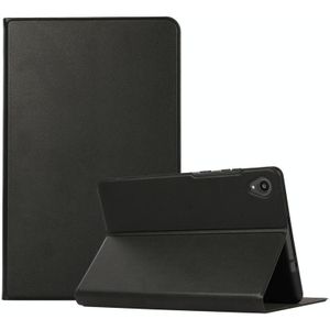 For Lenovo Tab M8 8705/8505 Voltage Craft Texture TPU Horizontal Flip Protective Case with Holder(Black)