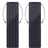100W Dual Board PV System Solar Panel(Black)