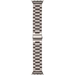 Stammen metalen horlogeband voor Apple Watch Ultra 49 mm / serie 8 & 7 45 mm / SE 2 & 6 & SE & 5 & 4 44 mm / 3 & 2 & 1 42 mm