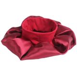 2 PCS TJM-301 Night Cap With Wide Brim And Elasticity Headband Ladies Chemotherapy Cap Hair Care Hat  Size: M 56-58cm(Black)