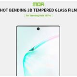 MOFI 9H 3D Explosion Proof Thermal Bending Full Screen Covered With Tempered Glass Film for Galaxy note10+(Black)