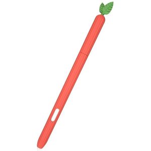 For Samsung Galaxy Tab S6 Lite P610 / P615 Fruit and Vegetable Shape Stylus Silicone Protective Case(Small Strawberry)