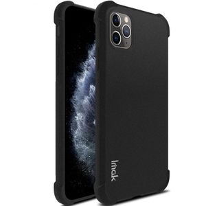 For iPhone 11 Pro IMAK All-inclusive Shockproof Airbag TPU Case  with Screen Protector(Matte Black)