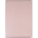 A06S Afneembare Lamsvacht Textuur Ultra-Dunne TPU Backlight Bluetooth Toetsenbord Leren Case met Stand voor Ipad Mini 6 (Rose Gold)