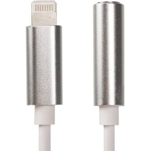 8 Pin to 3.5mm Audio Adapter  Length: About 12cm  Support iOS 13.1 or Above(Silver)
