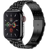 Ultradunne roestvrijstalen horlogeband met zeven kralen voor Apple Watch Series 7 41 mm / 6 & SE & 5 & 4 40 mm / 3 & 2 & 1 38 mm