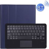 A11B-A 2020 Ultra-thin ABS Detachable Bluetooth Keyboard Protective Case for iPad Pro 11 inch (2020)  with Touchpad & Pen Slot & Holder (Dark Blue)