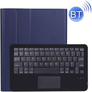 A11B-A 2020 Ultra-thin ABS Detachable Bluetooth Keyboard Protective Case for iPad Pro 11 inch (2020)  with Touchpad & Pen Slot & Holder (Dark Blue)
