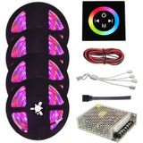 4 PCS YWXLight RGB LED Strip 20M 2835 LED Light Lamps Waterproof SMD RGB Lights LED Ribbon