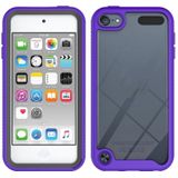 For iPod Touch 5 / 6 / 7 Two-layer Design Shockproof PC + TPU Protective Case(Purple)
