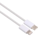 12W PD USB-C / TYPE-C tot 8 PIN-gegevenskabel  kabellengte: 1m