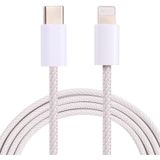 12W PD USB-C / TYPE-C tot 8 PIN-gegevenskabel  kabellengte: 1m