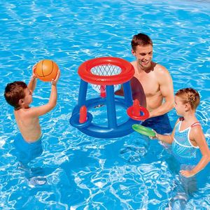 Opblaasbare Basketbal Hoop Zwembad Entertainment Faciliteiten  Grootte: 59x59x49 CM