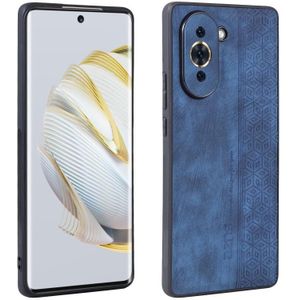 Voor Huawei nova 10 AZNS 3D Reliëf Skin Feel Phone Case (Saffierblauw)