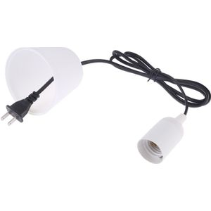 E27 Wire Cap lamp houder kroonluchter stopcontact met lampenkap & 1.5 m verlengkabel  US plug