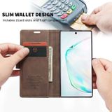 For Galaxy A81 / Note 10 Lite CaseMe Multifunctional Horizontal Flip Leather Case  with Card Slot & Holder & Wallet(Coffee)