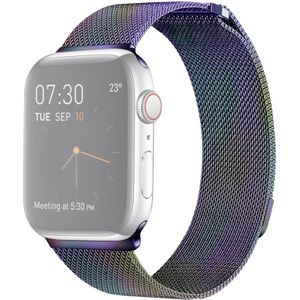 Milanese Loop Magnetic Stainless Steel Watchband for Apple Watch Series 5 & 4 40mm / 3 & 2 & 1 38mm(Colour)