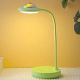 MU65 4W Cute Pet Space Flying Saucer Table Lamp Student Dormitory Learning USB Eye Protection Reading Atmosphere Lamp(Green)