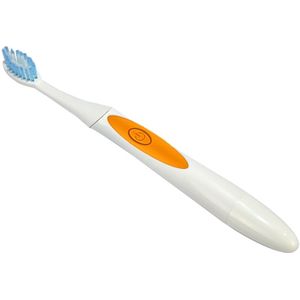 QYG Q2 IPX7 Waterproof Battery Powered Electric Sonic Toothbrush(Orange)