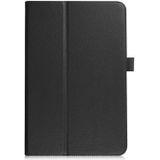 Litchi Texture Horizontal Flip Leather Case for Samsung Galaxy Tab S4 10.5 T830 / T835  with Holder (Black)