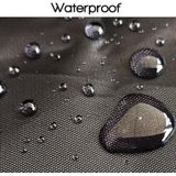 Waterproof Dust-Proof And UV-Proof Inflatable Rubber Boat Protective Cover Kayak Cover  Size: 230x94x46cm(Black)