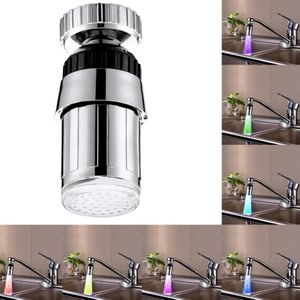 SDF-B6 1 LED ABS Kleurrijke verandering LED kraan licht water gloed douche  maat: 58 x 24mm  interface: 22mm