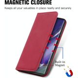 Voor Samsung Galaxy S22 Ultra 5G Retro Skin Feel Magnetic Horizontal Flip Lederen Case met Houder & Card Slots & Portemonnee & Photo Frame
