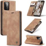 For Samsung Galaxy A72 5G / 4G CaseMe 013 Multifunctional Horizontal Flip Leather Case with Holder & Card Slot & Wallet(Brown)