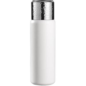 Thermos koffiekopje van 316 roestvrij staal met gehamerd deksel en theefilter  maat: 300 ml