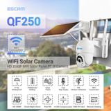 ESCAM QF250 HD 1080P WiFi Solar Panel IP Camera  Support Motion Detection / Night Vision / TF Card / Two-way Audio