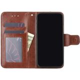 Voor Samsung Galaxy A81 Crystal Texture Horizontale Flip Lederen Case met Houder & Card Slots & Portemonnee (Bruin)