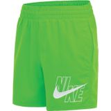 Nike - maat 137-147 cm - Logo Solid 4" Zwembroek - Jongens - groen